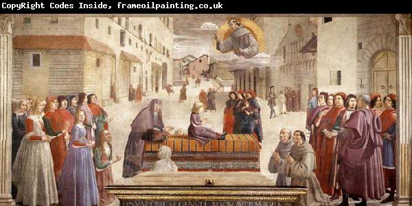 GHIRLANDAIO, Domenico Resurrection of the Boy